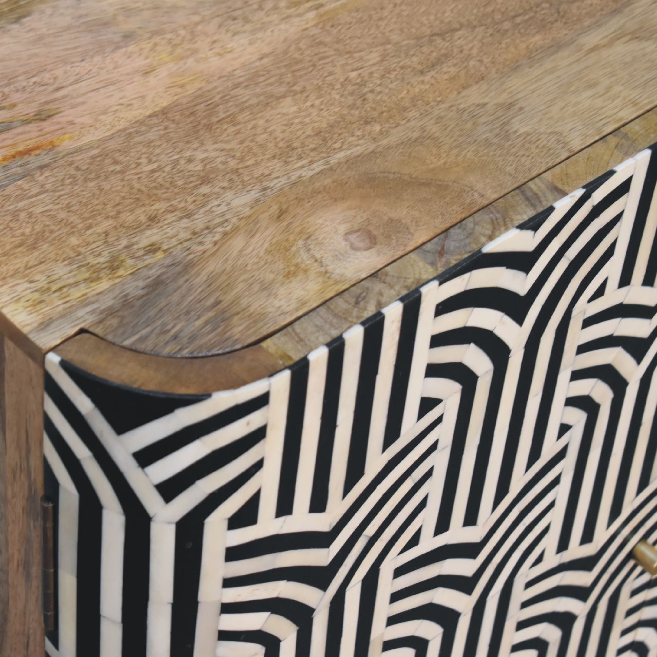 Inlay - Edessa Bone Cabinet - Black