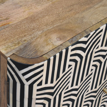Inlay - Edessa Bone Cabinet - Black