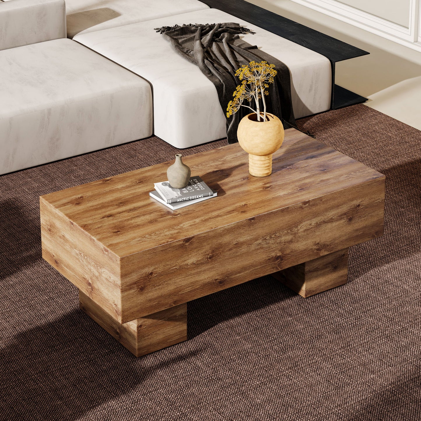 Rectangular Coffee Table - Wood