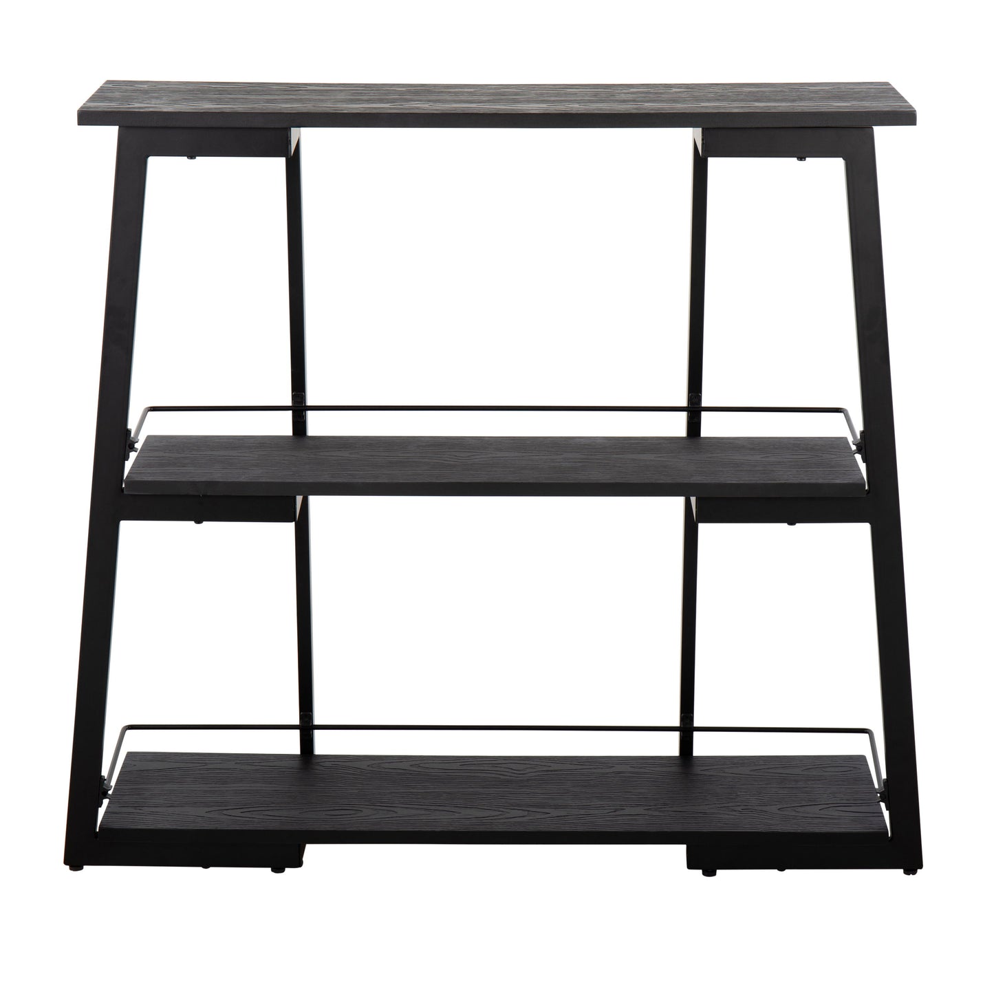 Converge - Industrial Bookcase - Black