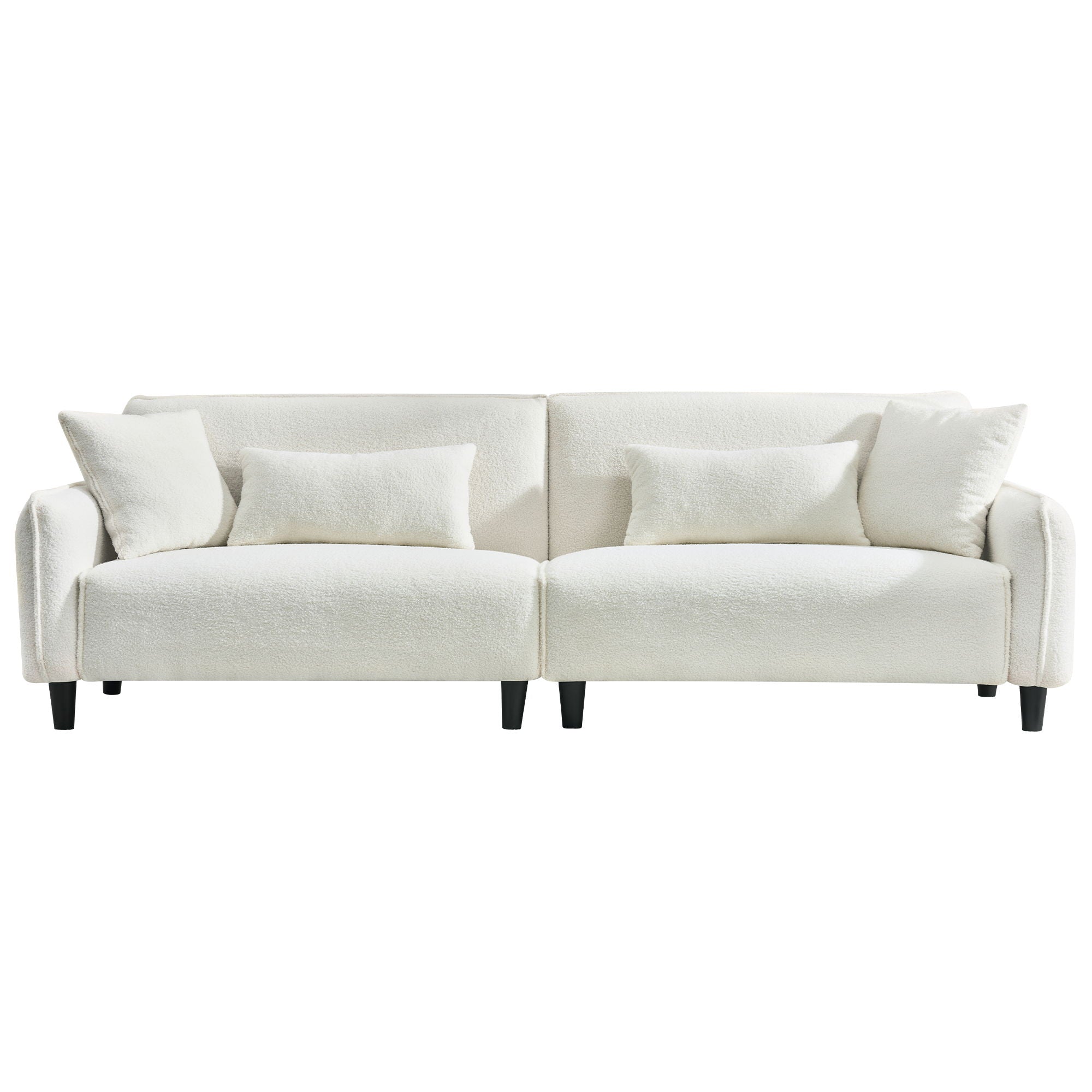 Teddy Velvet Sofa Soft & Comfortable - Beige