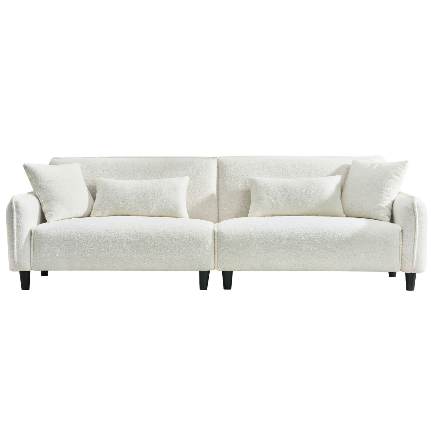 Teddy Velvet Sofa Soft & Comfortable - Beige