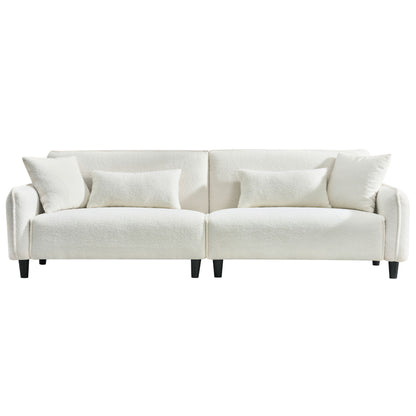 Teddy Velvet Sofa Soft & Comfortable - Beige
