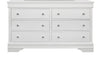 Shaker - Crocodile Metallic Dresser - White
