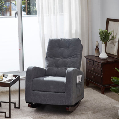 Single Sofa Reclining Japanese Chair Lazy Sofa Tatami Balcony Adjustable Chair - Antique Gray