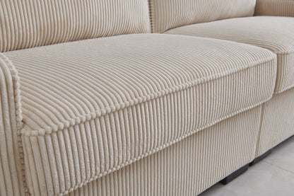 Stationary Loveseat - Cream