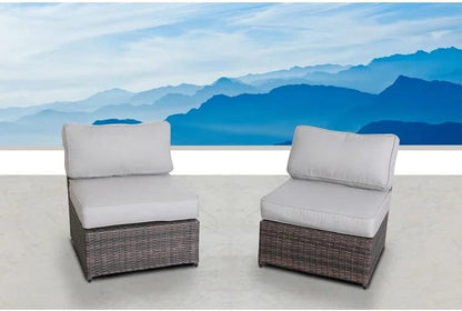 Patio Chair With Cushions - Brown