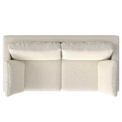 Ava - Mid Century Sofa, Upholstered - Cream