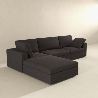 Cecilia - Modular Corner Sectional, Modern Sofa - Gray