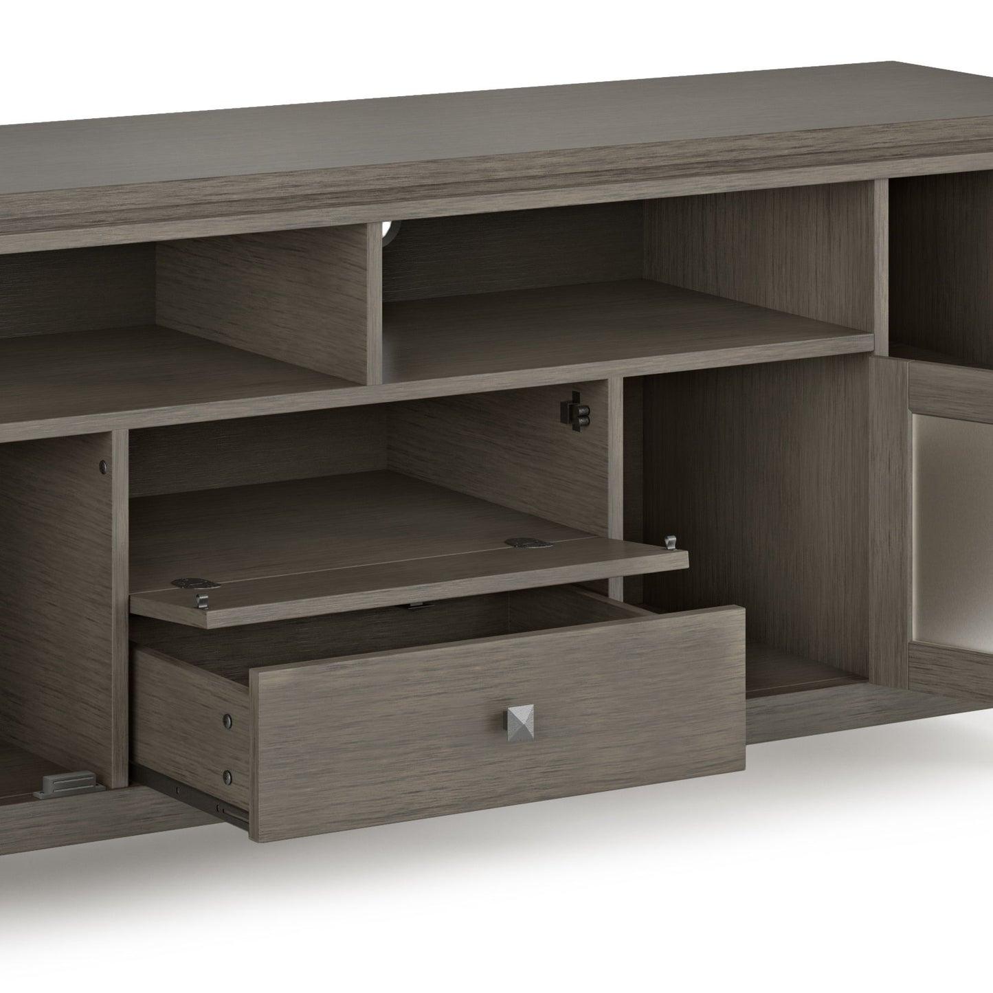 Cosmopolitan - Wide TV Media Stand - Farmhouse Gray