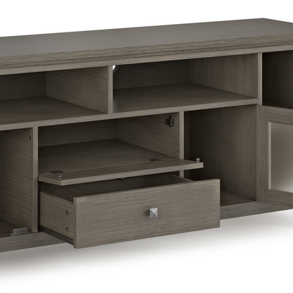 Cosmopolitan - Wide TV Media Stand - Farmhouse Gray