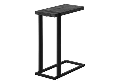 Accent Table, C - Shaped, Contemporary, Versatile Use - Black