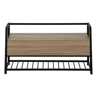 Bench, Entryway, Hallway, Storage, Rectangular, Contemporary & Modern - Taupe