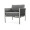 Hargrove - Club Chair - Silver / Gray