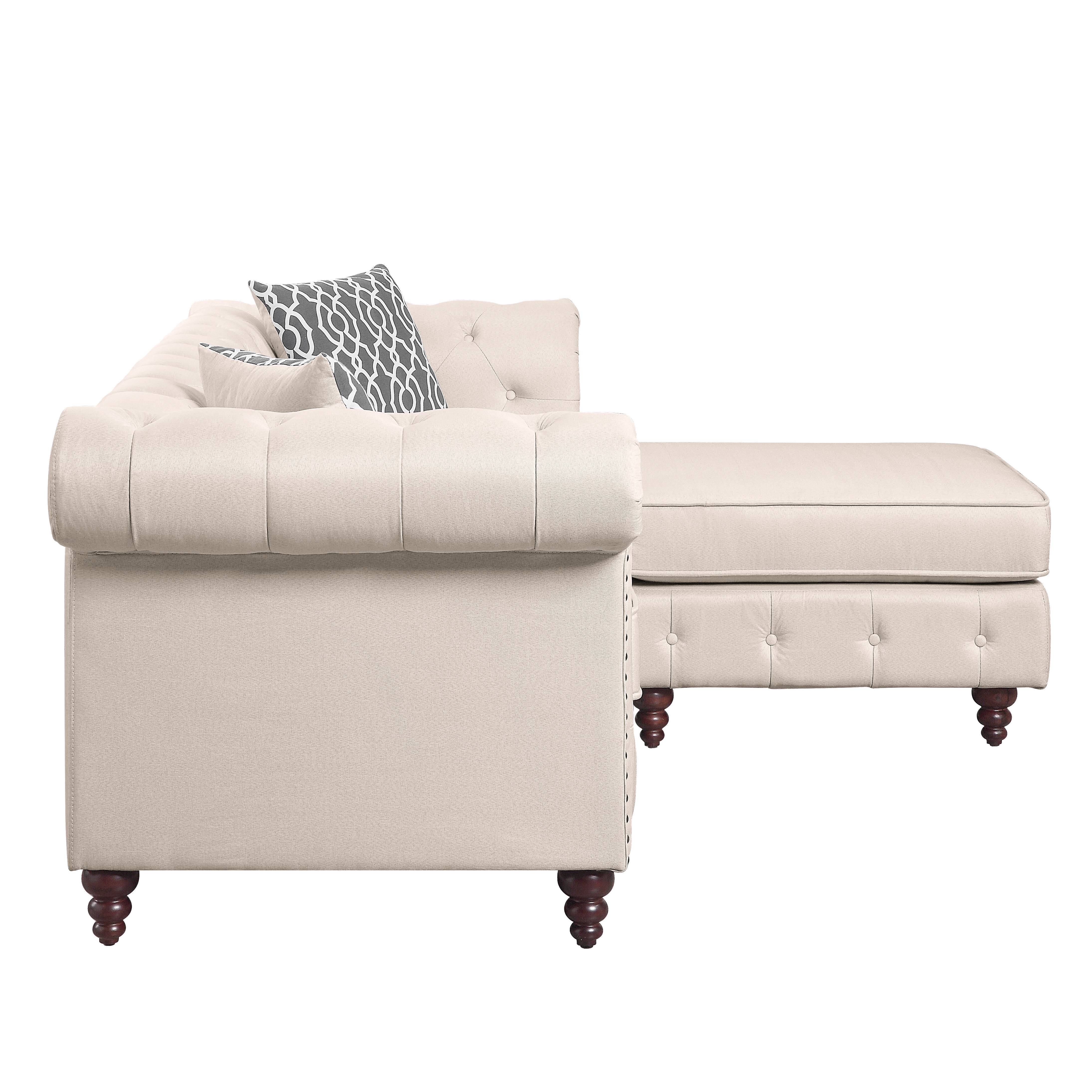 Waldina - Reversible Sectional Sofa - Beige