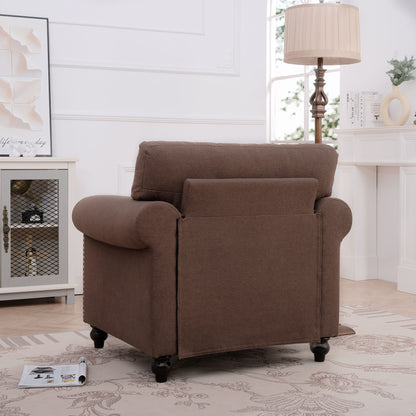 37.4" 1 Seater Sofa - Brown