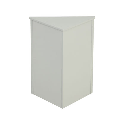 Triangle Bathroom Storage Cabinet With Adjustable Shelves, Freestanding Floor Cabinet For Home Kitchen - Gray