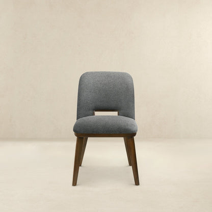 Blake - Dining Chair (Set of 2) - Brown / Dark Gray
