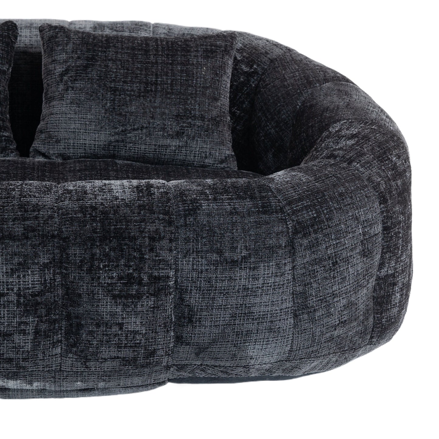 High Back Durable Comfort Bean Bag Sofa Couch For Adults And Kids - Black