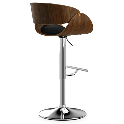 Amery - Adjustable Swivel Bar Stool - Black