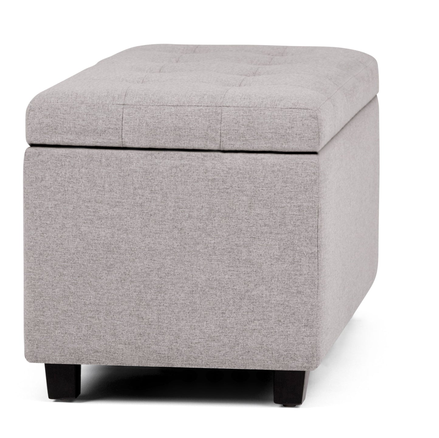 Cosmopolitan - Storage Ottoman - Cloud Gray