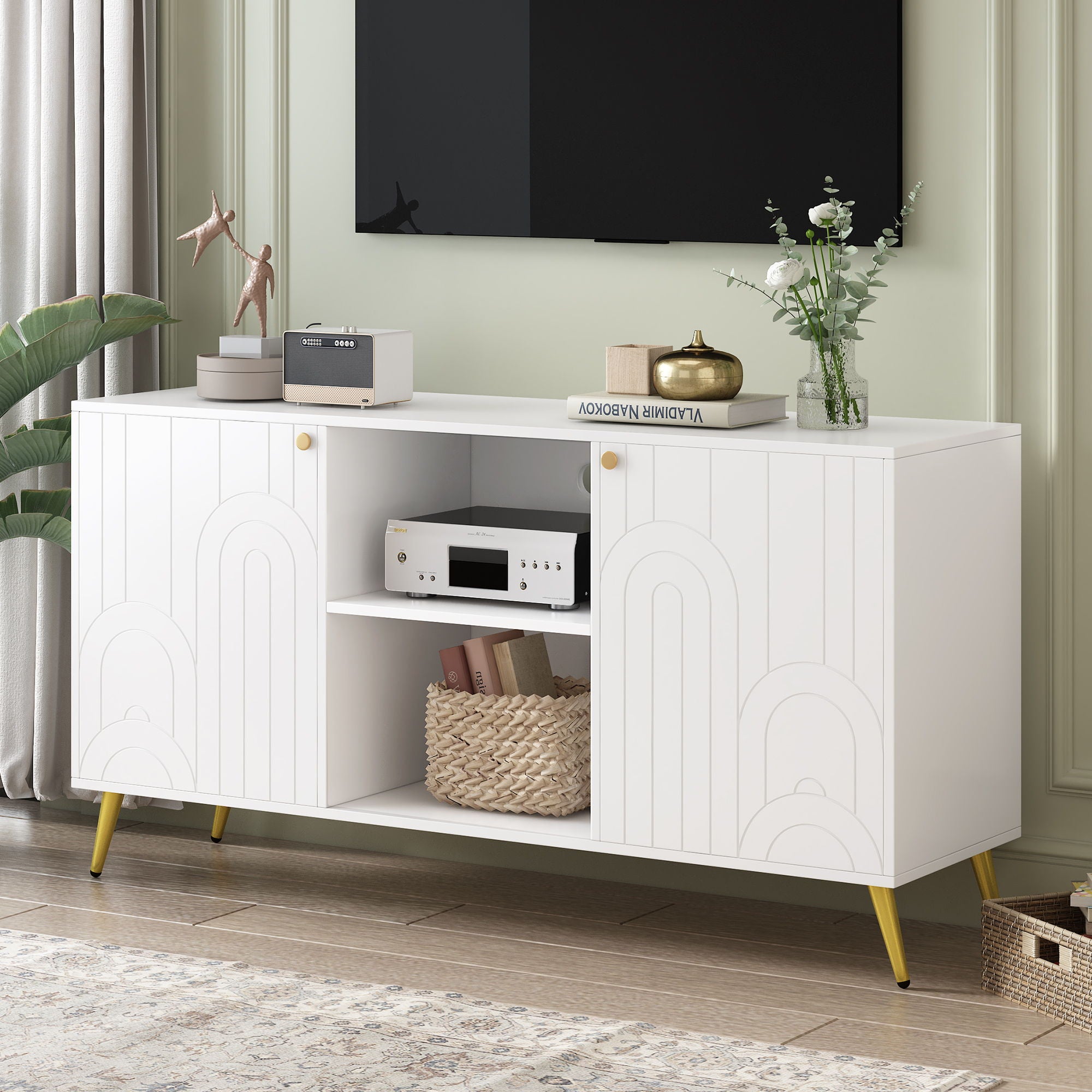 Modern TV Stand For TVs Up To 55
