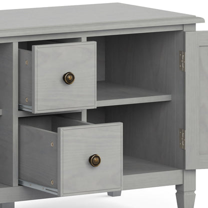 Connaught - Wide TV Stand - Fog Gray
