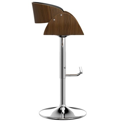Amery - Adjustable Swivel Bar Stool - Black