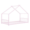 Twin Size House Bed - Pink