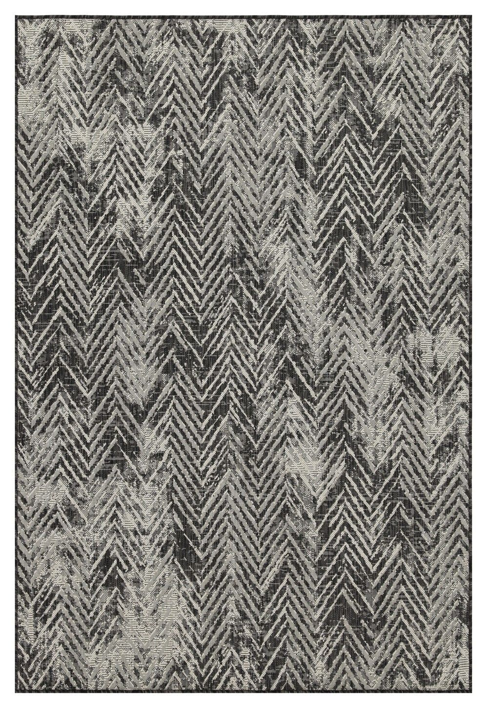 Sunshine - 7'10" X 10'3" Indoor, Outdoor Area Rug Polypropylene - Anthracite
