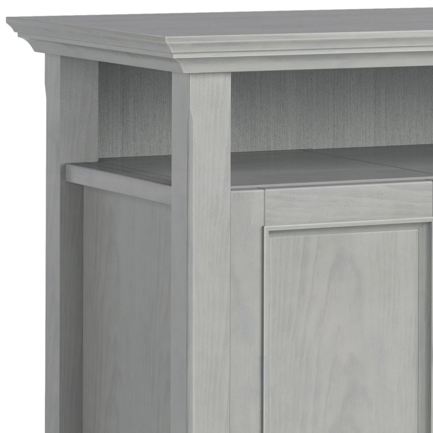 Amherst - TV Media Stand - Fog Gray