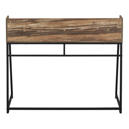 Computer Desk For Home Office, Laptop, Storage Shelves, Contemporary Versatile Placement - Brown
