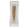 Leaf Framed Wall Art, Wall Decor For Living Room Dining Room Office Bedroom - Gold
