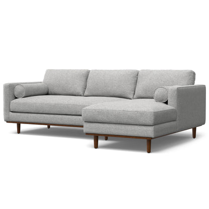 Morrison - Right Sectional Sofa - Mist Gray