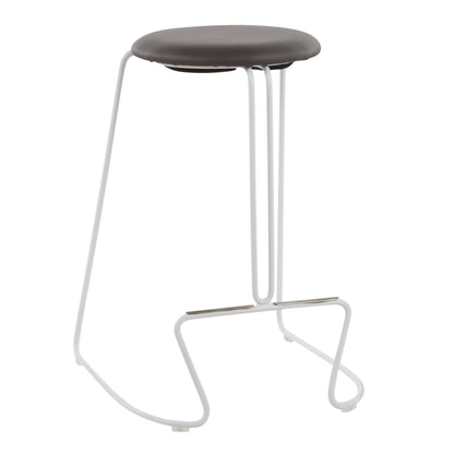 Finn - Contemporary Counter Stool (Set of 2) - White / Gray