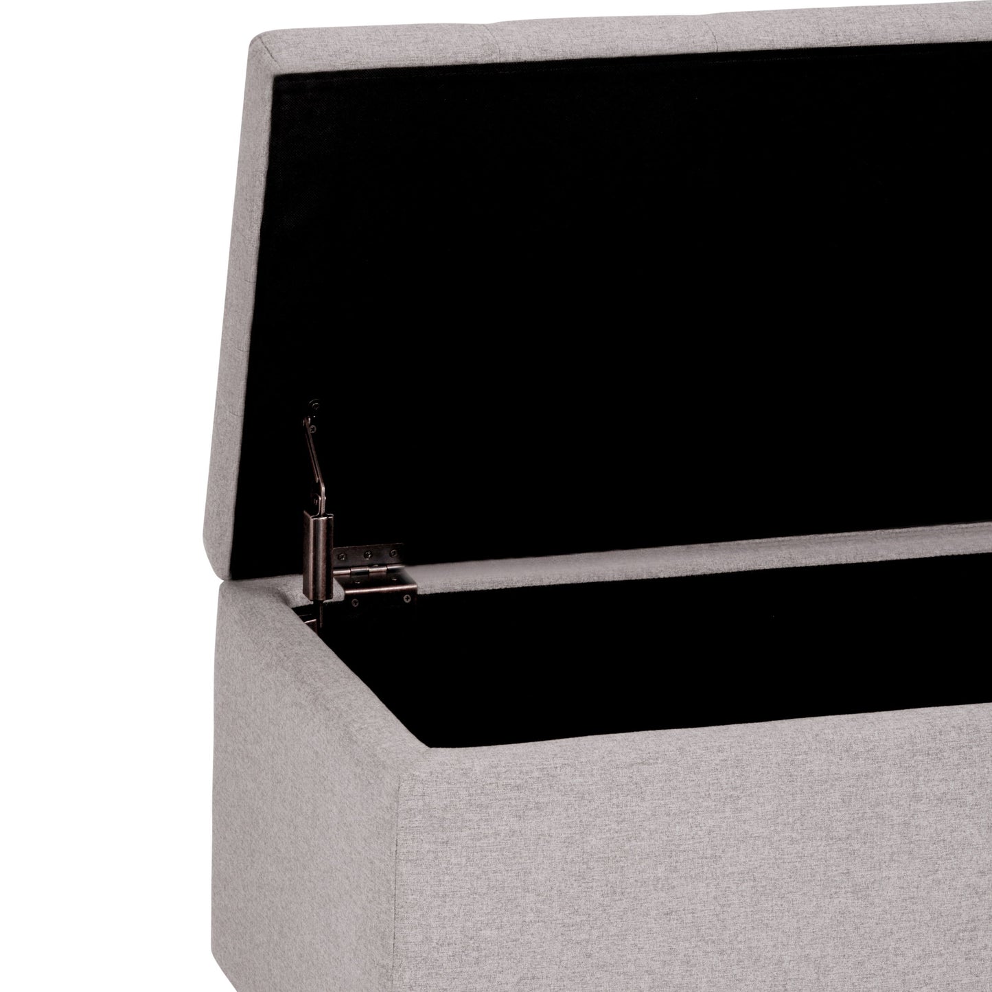 Cosmopolitan - Storage Ottoman - Cloud Gray