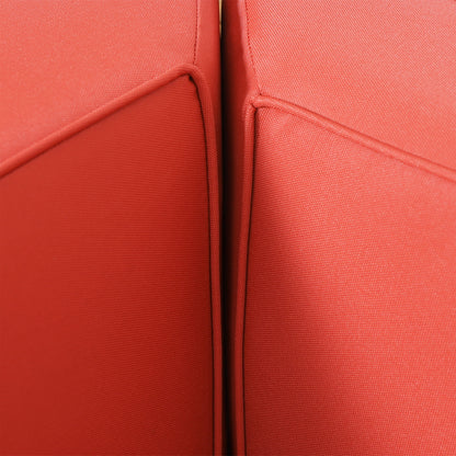 Brava - X Back Right Corner Bench - Red