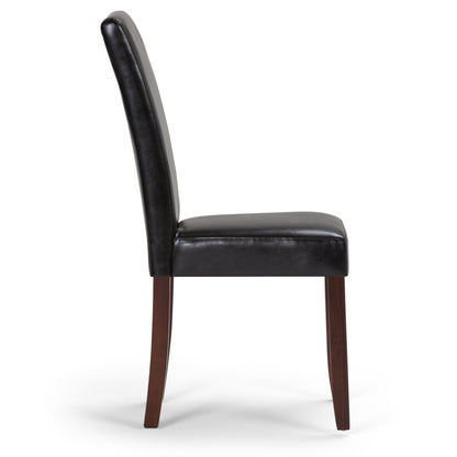 Acadian - Parson Dining Chair (Set of 2) - Midnight Black