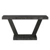 Vintage Distressed Wood Entryway Bench With 2 Tier Storage, Rustic Wide Design - Antique Black