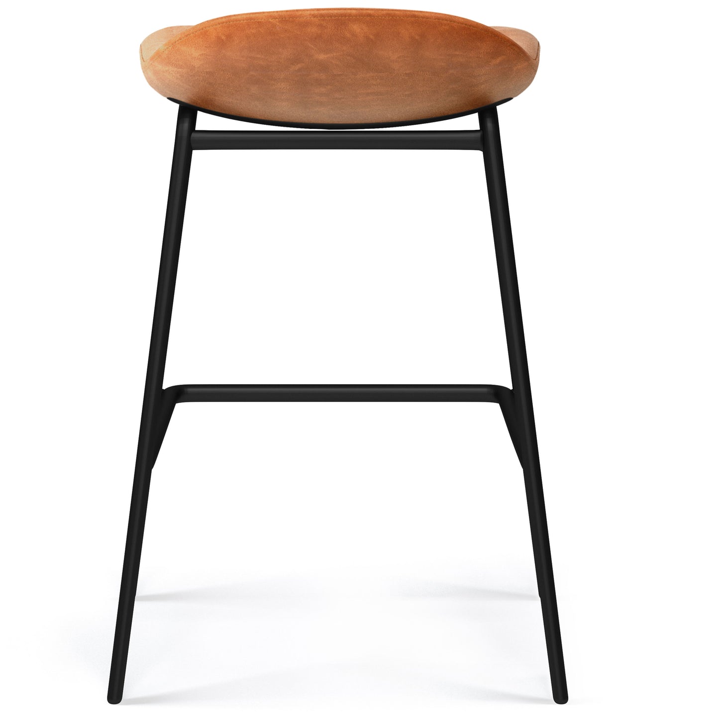 Dafney - Counter Height Stool (Set of 2) - Camel Brown