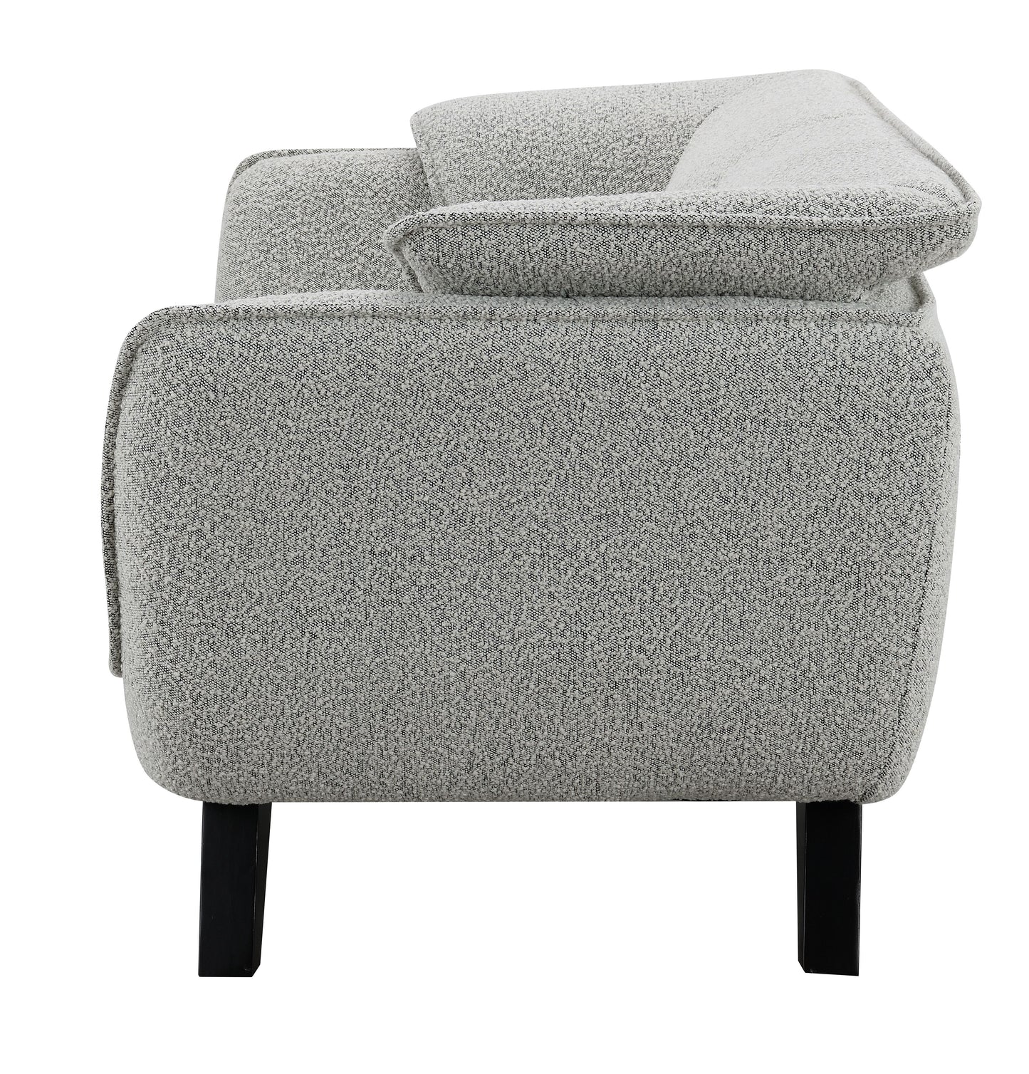 Nayeli - Boucle Loveseat - Light Gray