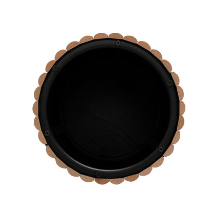 Coffee Table (Set of 2), Round Coffee Table, Modern Side Tables Accent End Table For Living Room - Black