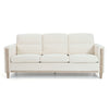 Comfortable Solid Wood Three-Seater Sofa, Soft Cushions, Durable And Long-Lasting, Sofa Couch For Living Room - Beige