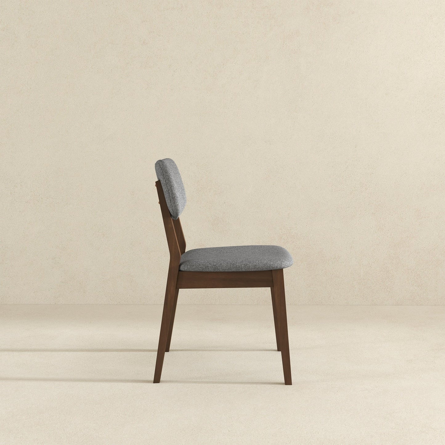Carlos - Solid Back Side Chair (Set of 2) - Brown / Gray