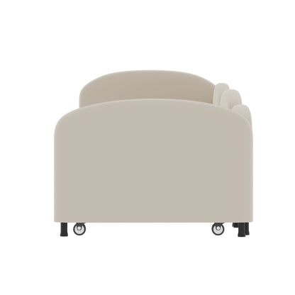 Modern Upholstered Daybed With Twin Size Bed Frames And Storage - Beige