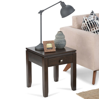 Cosmopolitan - End Table - Mahogany Brown