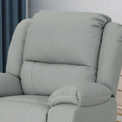 Wide Manual Swivel Standard Recliner - Light Gray