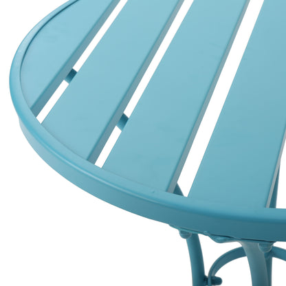 Yearn - 3 Piece Bistro Set With Table And 2 Chairs - Blue