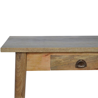 2 Drawer Nordic Writing Desk - Oak