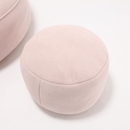 Bedding Bean Bag Sofa Chair High Pressure Foam Bean Bag Chair Adult Material With Padded Foam Padding Compressed Bean Bag With Footrest - Pink